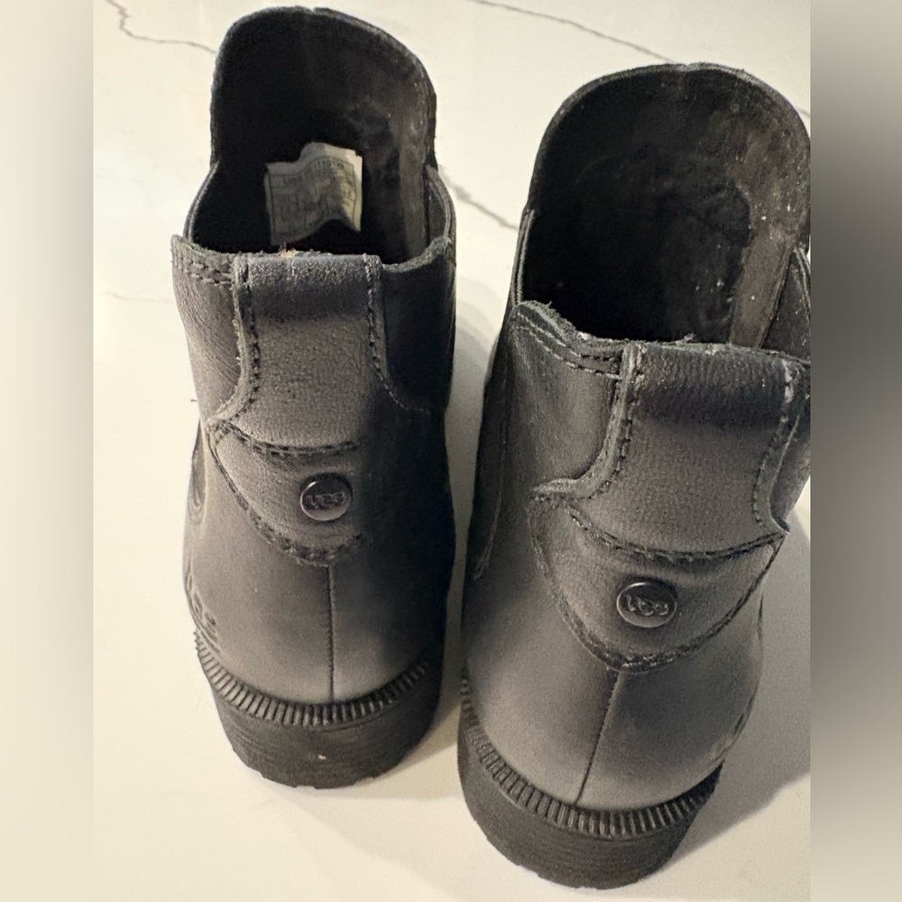 UGG Black Rain Boots, 7.5 - Picture 10 of 10